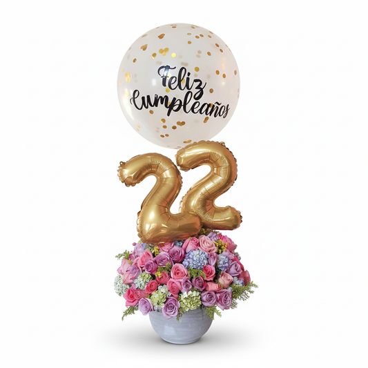 Arreglo Floral Cumpleañero