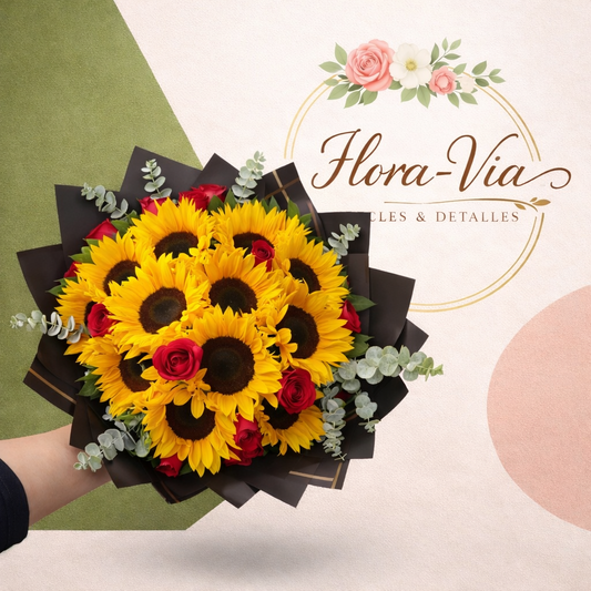 Ramo de Girasoles - Luz y Alegría Natural