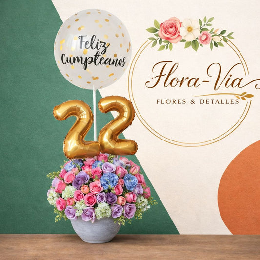 Arreglo Floral Cumpleañero