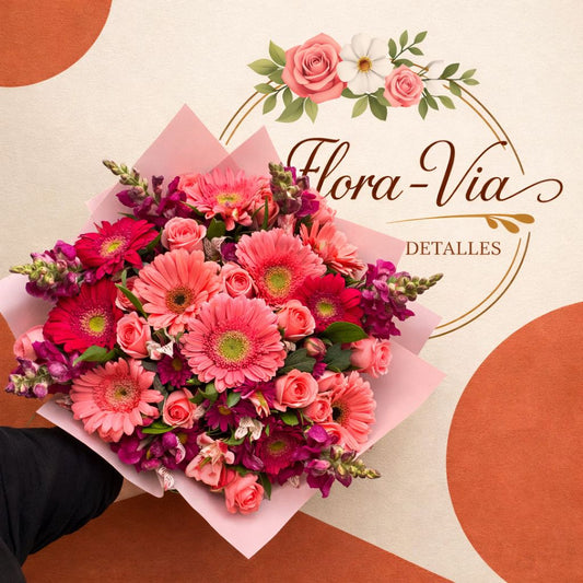 Ramo Elegante de Flores Mixtas